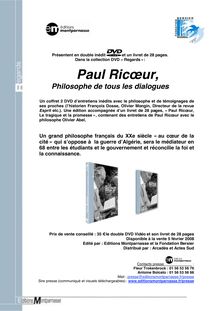 DP Paul Ricoeur