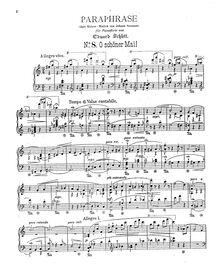 Partition No.8 - O schöner Mai! (O Beautiful May!), Concert Paraphrases on J. Strauss s Waltz Motifs