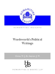 Wordsworth s Political Writings