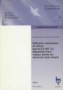 Diffusion mechanism of silicon (up to 6.5 WT %) deposited from vapour phase on electrical steel sheets