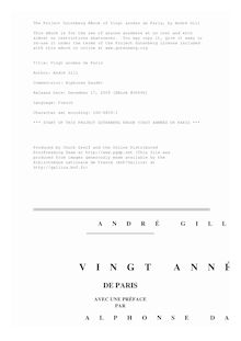 Vingt années de Paris par André Gill