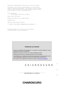 Chiaroscuro - Vertellingen tusschen licht en donker
