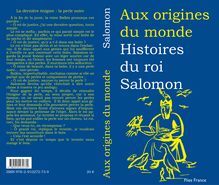 HISTOIRES DU ROI SALOMON