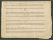 Partition , Maestoso - Allegro con brio ed appassionato, Piano Sonata No.32