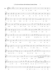 Partition ténor , partie [G2 clef], Geistliche Chor-Music, Op.11 par Heinrich Schütz