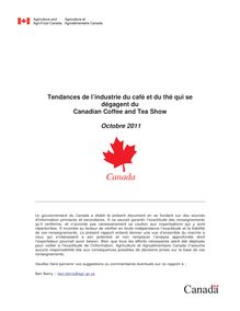 Canadian Coffee and Tea Show 2011
