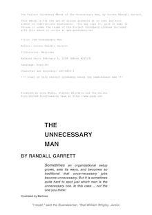 The Unnecessary Man