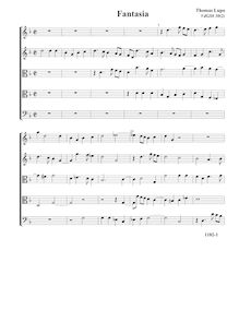 Partition , partie 2, Fantasia VdGS No.30(2) - partition complète (Tr Tr T T B), fantaisies pour 5 violes de gambe