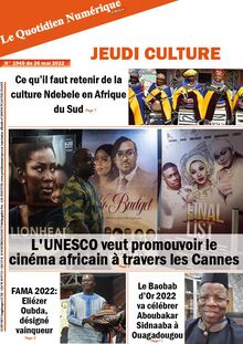 Le Quotidien Numérique d’Afrique n°1945 - du 26 mai 2022