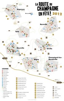 Plan Route du Champagne en Fête 2012