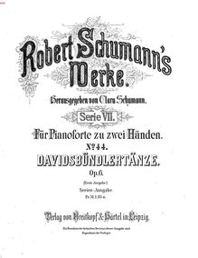 Partition complète (low resolution), Davidsbündlertänze Op.6