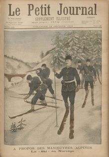 LE PETIT JOURNAL SUPPLEMENT ILLUSTRE  N° 587 du 16 février 1902