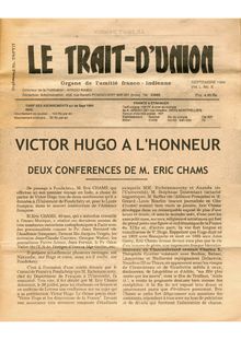 Victor Hugo à Pondichéry (1994)