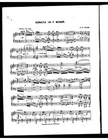 Partition de piano, Piano Sonata, F minor, Orem, Preston Ware
