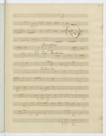 Partition violon 2, 3 corde quintettes, G.352-354 (Op.43), Boccherini, Luigi