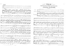 Partition complète et parties, Piano Trio, Op.25, C minor