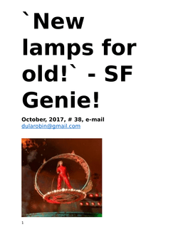 New Lamps For Old!