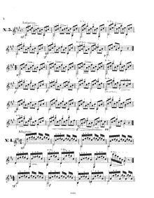 Partition , Study en A major, Study en D major, Study en G major, Etudes, Op.60 par Matteo Carcassi