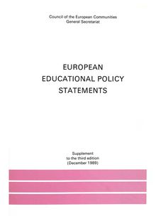 European educational policy statements