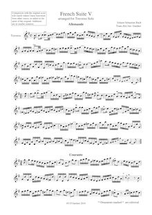 Partition complète, 6 French , Bach, Johann Sebastian par Johann Sebastian Bach