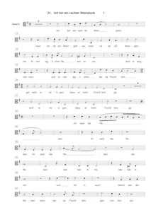 Partition ténor 2 , partie [C3 clef], Geistliche Chor-Music, Op.11 par Heinrich Schütz