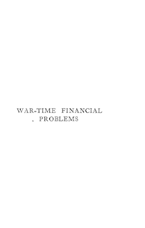 War-time financial problems