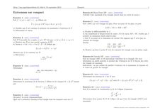 Sujet : Analyse, Calcul différentiel, Extremum sur compact