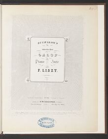 Partition Galop Russe de Boulgakov (S.478i), Collection of Liszt editions, Volume 10