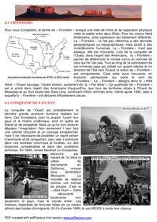 Westerns & Country Infos Texte Western N°1