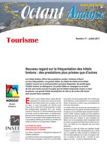 Nouveau regard sur la fréquentation des hôtels bretons : des prestations plus prisées que d autres (Octant Analyse n° 17)