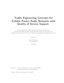 Traffic engineering concepts for cellular packet radio networks with quality of service support [Elektronische Ressource] / vorgelegt von Peter Stuckmann