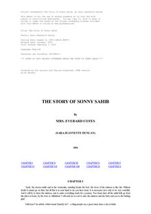 The Story of Sonny Sahib