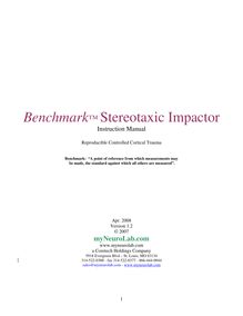 Benchmark Impactor Manual