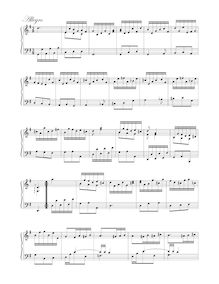 Partition , Allegro, 8 sonates pour Cembalo, 8 Sonate per Cembalo