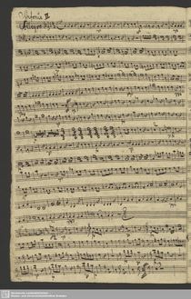 Partition altos I, Symphony en E-flat major, E♭ major, Rosetti, Antonio