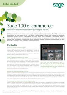 Sage 100 e-commerce