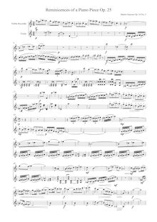 Partition Palying Score, Duos pour aigu enregistrement  et violon