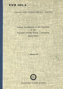 Nuclear Installations in the Countries of the European Atomic Energy Community