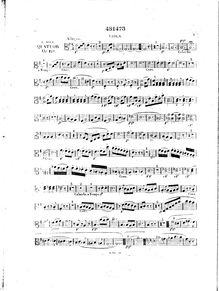 Partition viole de gambe, Piano quatuor No.3, E minor, Ries, Ferdinand