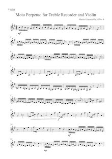 Partition de violon, Duos pour aigu enregistrement  et violon par Martin Grayson