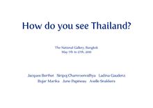 How do you see Thailand?
