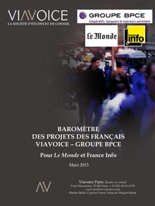 Le baromètre des projets des Français (mars 2015)