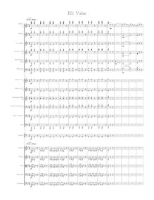 Partition , Valse, Symphony No.3,  Tragic , B minor, Mason, Quinn