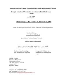 Proceedings / Actes Volume 28, Division 11, 2007