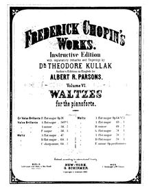 Partition complète, valses, Op.69, Chopin, Frédéric par Frédéric Chopin