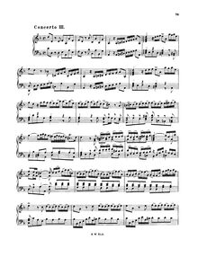 Partition , Concerto en D minor, BWV 974, 16 Konzerte nach verschiedenen Meistem
