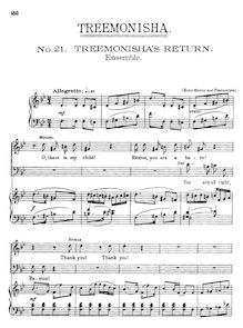 Partition No., Treemonisha s Return, Treemonisha, Opera in Three Acts