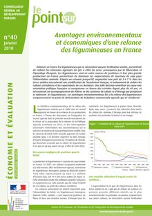 Avantages environnementaux et économiques d une relance des légumineuses en France. : Point_40