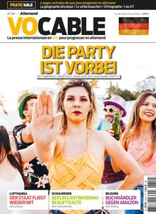 Magazine Vocable Allemand -  Du 28 mai au 10 juin 2020