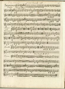 Partition cor 2 (B♭), Symphony Hob.I:71, B flat major, Haydn, Joseph